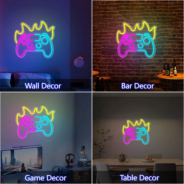 Game console LED Neon Light for Gameroom