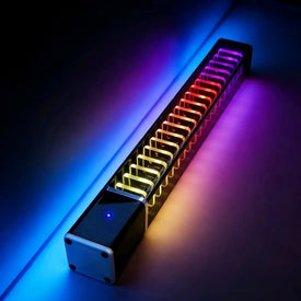 360° RGB Music Rhythm Light Bar – App-Controlled Sound Activated LED Ambient Lamp