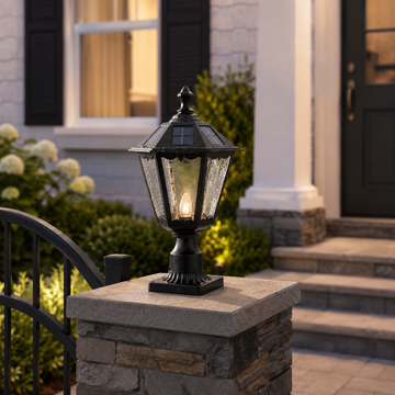 Waterproof Outdoor Solar Lamp Post Lights