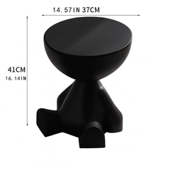 2-In-1 Modern Creative Bear-Shaped Storage Cabinet Bedside Table, Coffee Table