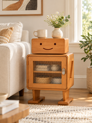 Robot Nightstand Storage Cabinet