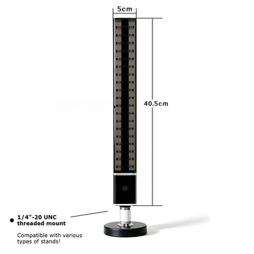 360° RGB Music Rhythm Light Bar – App-Controlled Sound Activated LED Ambient Lamp