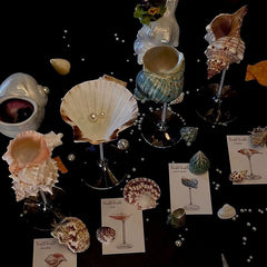 Handmade Seashell Conch Wine Glass
