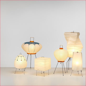 Japanese Wabi-Sabi Rice Paper Table Lamp