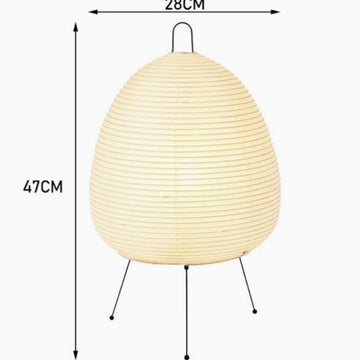 Japanese Wabi-Sabi Rice Paper Table Lamp