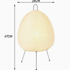 Japanese Wabi-Sabi Rice Paper Table Lamp