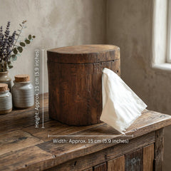 Rustic Wood Stump Toilet Paper Holder, Natural Log Dispenser, Farmhouse Woodland Decor