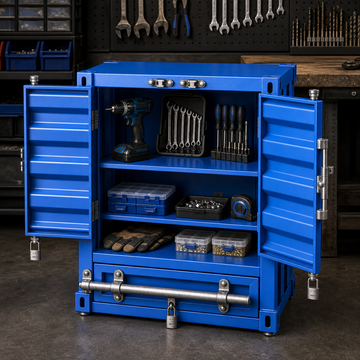 Container Storage Side Table - Large