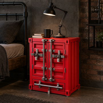 Container Storage Side Table - Large