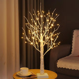 2ft Lighted Indoor & Outdoor Birch Tree