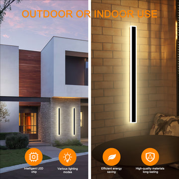 2-Pack RGBW Frame Wall Light for Indoor & Outdoor
