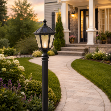 Waterproof Outdoor Solar Lamp Post Lights