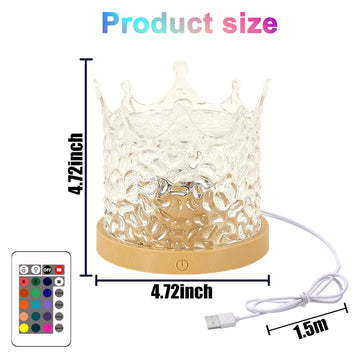 Northern Lights Ocean Wave Projector Crown Light