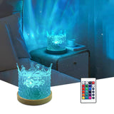 Northern Lights Ocean Wave Projector Crown Light