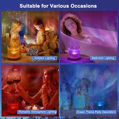 Northern Lights Ocean Wave Projector Crown Light