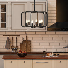 Farmhouse Electronic Candle Chandelier Light Fixture