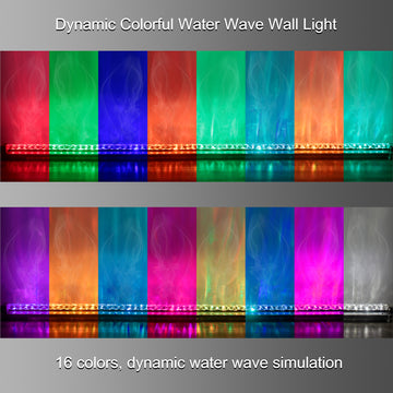 40" RGBW Ocean Wave Lights