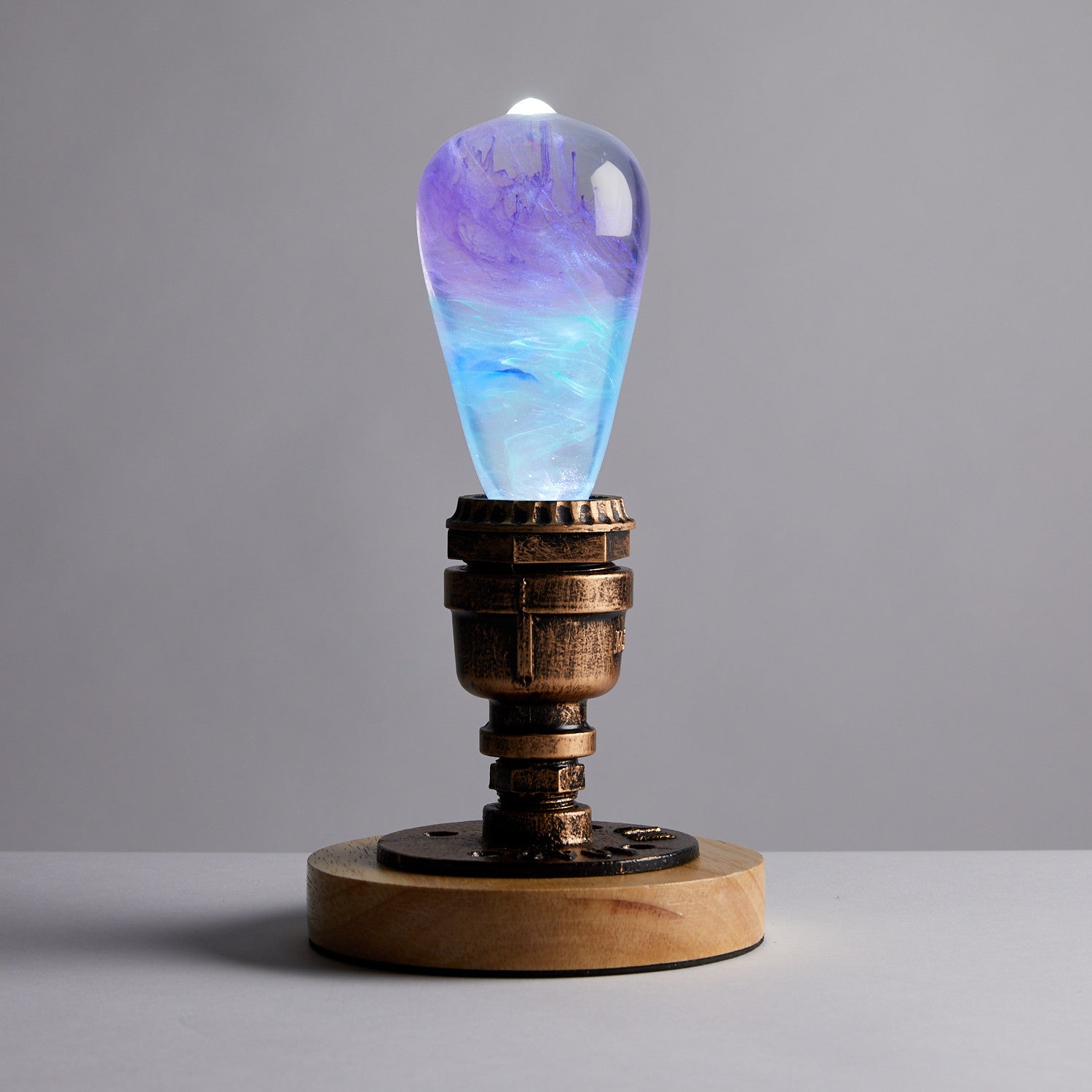 Handmade Resin Wood Lamps, Beside Lamps, Ambient Night Lights- EP LIGHT –  EP Designlab LLC