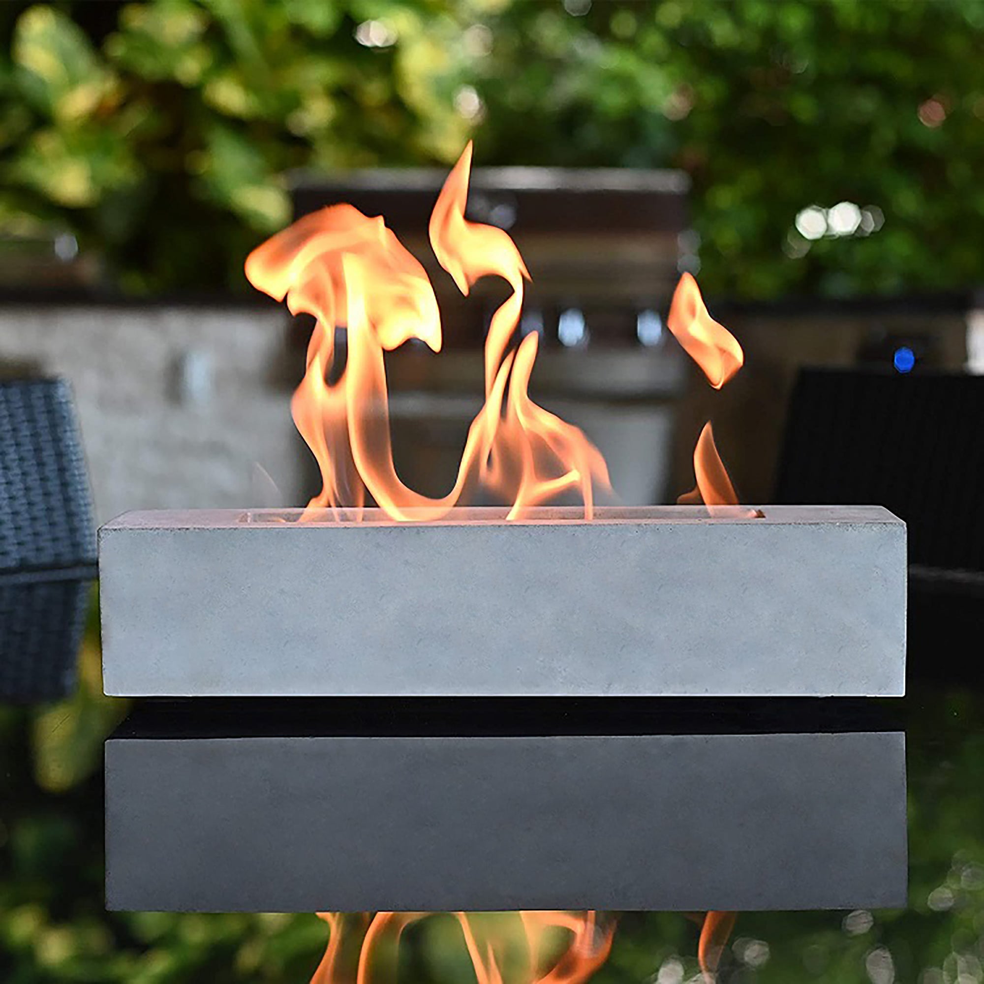 Concrete Tabletop Fire Pit - Ethanol Fire Pit - China Bioethanol Fuel Tabletop  Firepit and Desk Top Fireplace price
