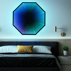 3D Infinity Mirror Lamp, Mirror Table Lamp, RGB LED Desk Lamp | EP ...
