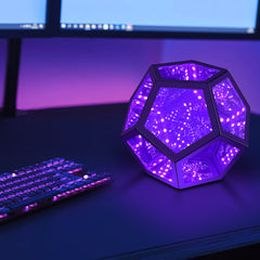 Infinity Dodecahedron Magic Table Lamp