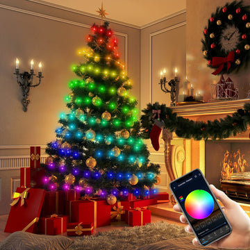 65.6 ft. LED Smart Christmas Strip Lights (Remote & App control)