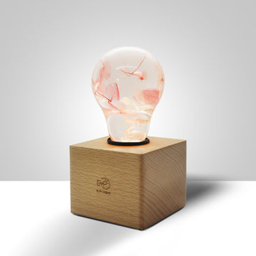 Table Lamp - Pink Hydrangea